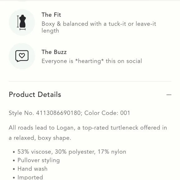 Anthropologie Logan Turtleneck Sweater In Black By Maeve Size Large, New W Tags - Picture 3 of 17